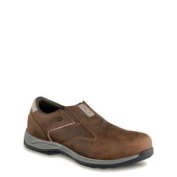 Red Wing ComfortPro Soft Toe Slip-On - Hnede Pracovne Topanky Panske, RW388SK